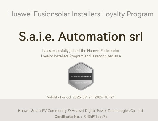 Certificazione Huawei